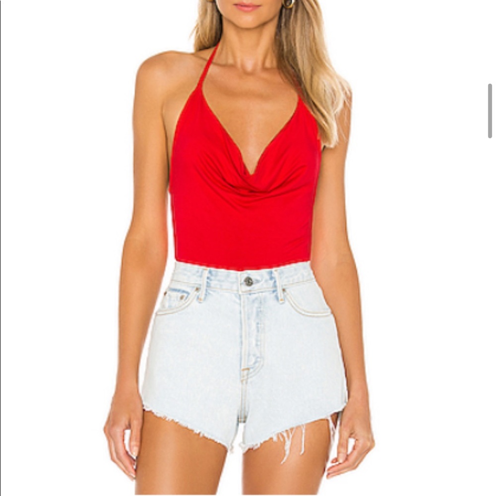 RED BODYSUIT
